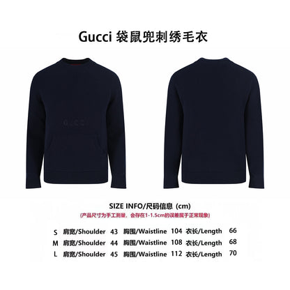 Guc embroidered sweater