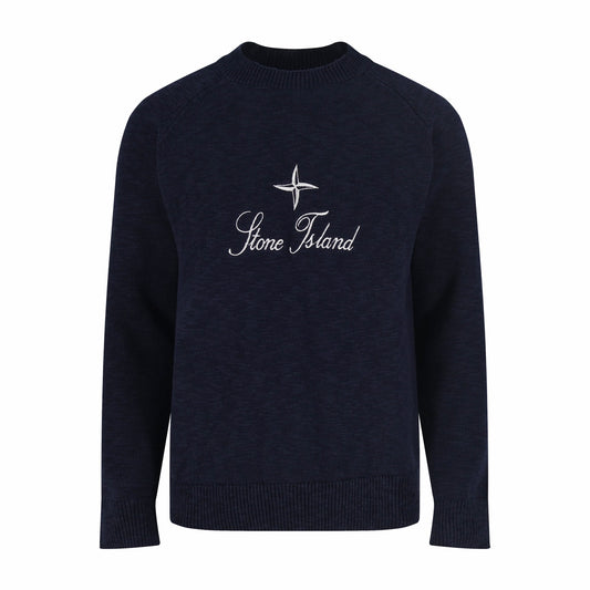 Stone embroidered sweater