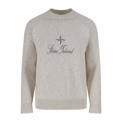 Stone embroidered sweater