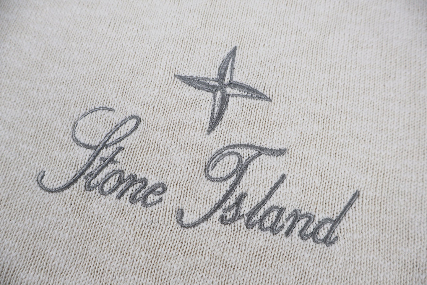 Stone embroidered sweater