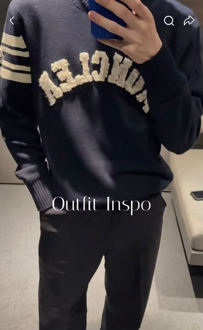 Mon embroidered sweater