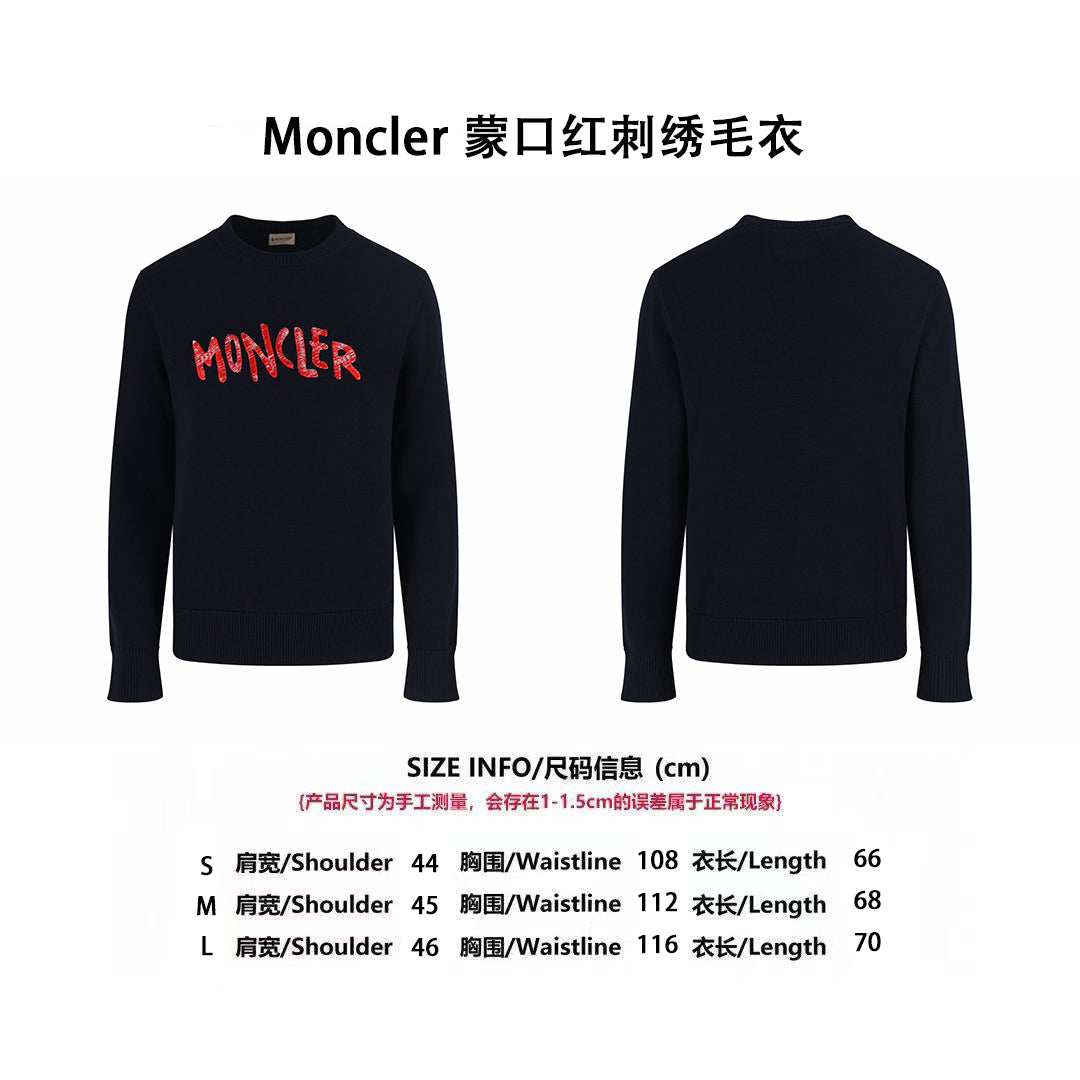 Mon embroidered sweater