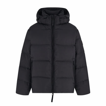 Bur hooded down jacket