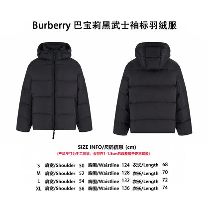 Bur hooded down jacket