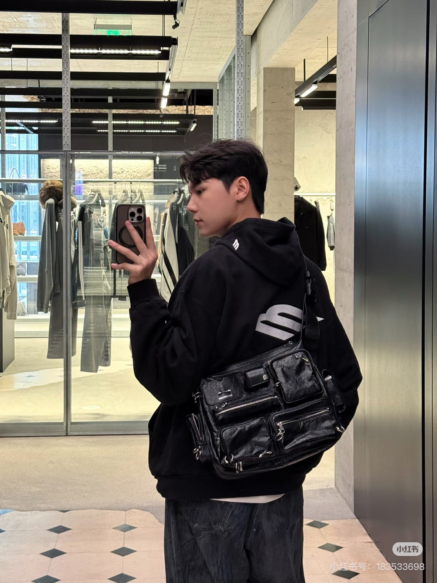 Balen embroidered hoodie