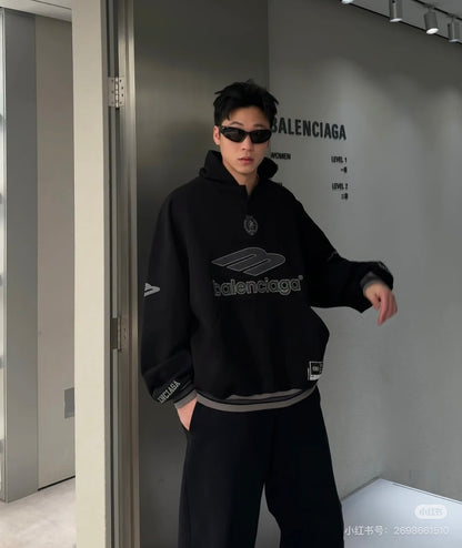 Balen embroidered hoodie