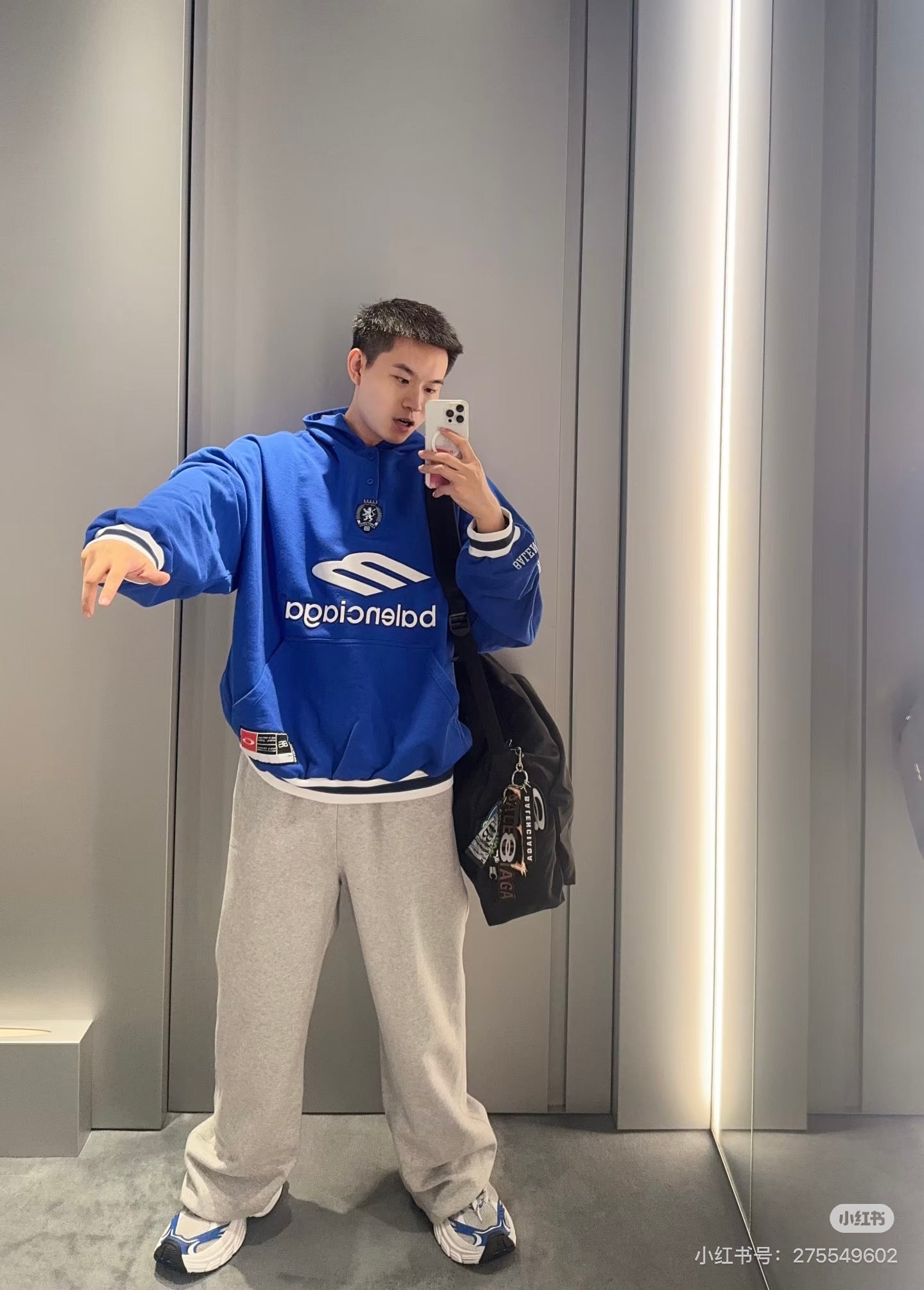 Balen embroidered hoodie