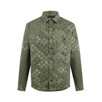 Louis printed shirt jacket