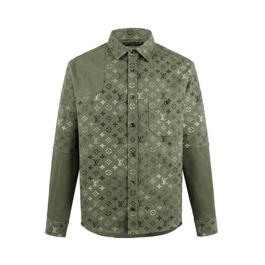 Louis printed shirt jacket