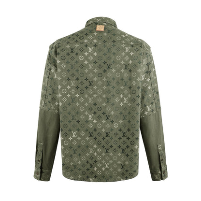 Louis printed shirt jacket
