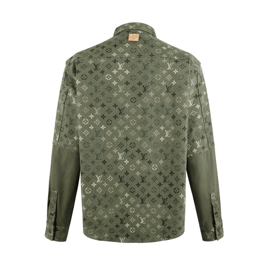Louis printed shirt jacket