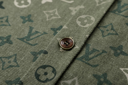 Louis printed shirt jacket