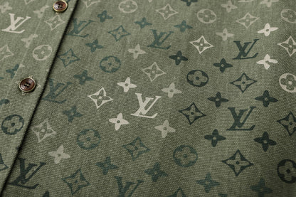 Louis printed shirt jacket