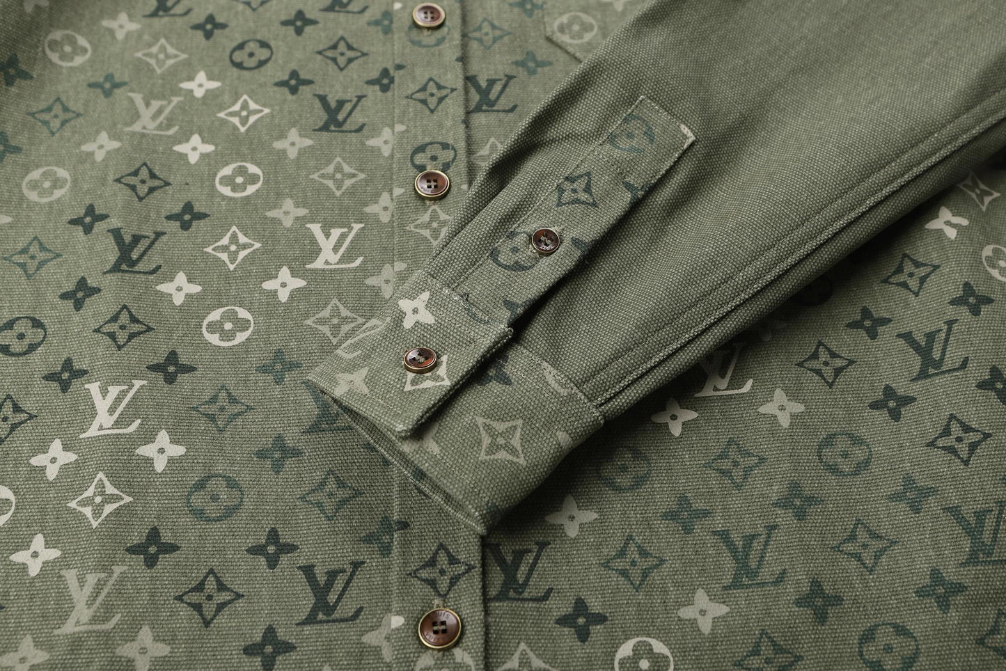 Louis printed shirt jacket