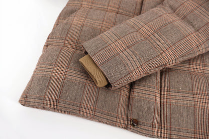 Louis plaid down jacket