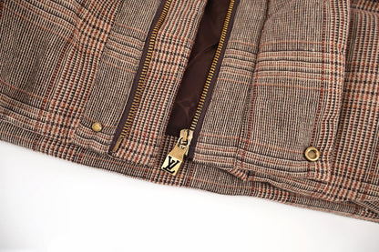 Louis plaid down jacket