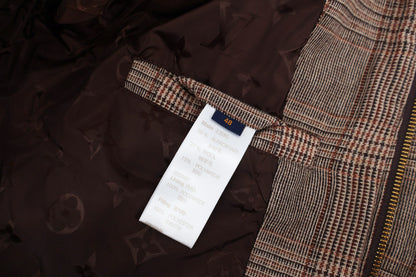 Louis plaid down jacket