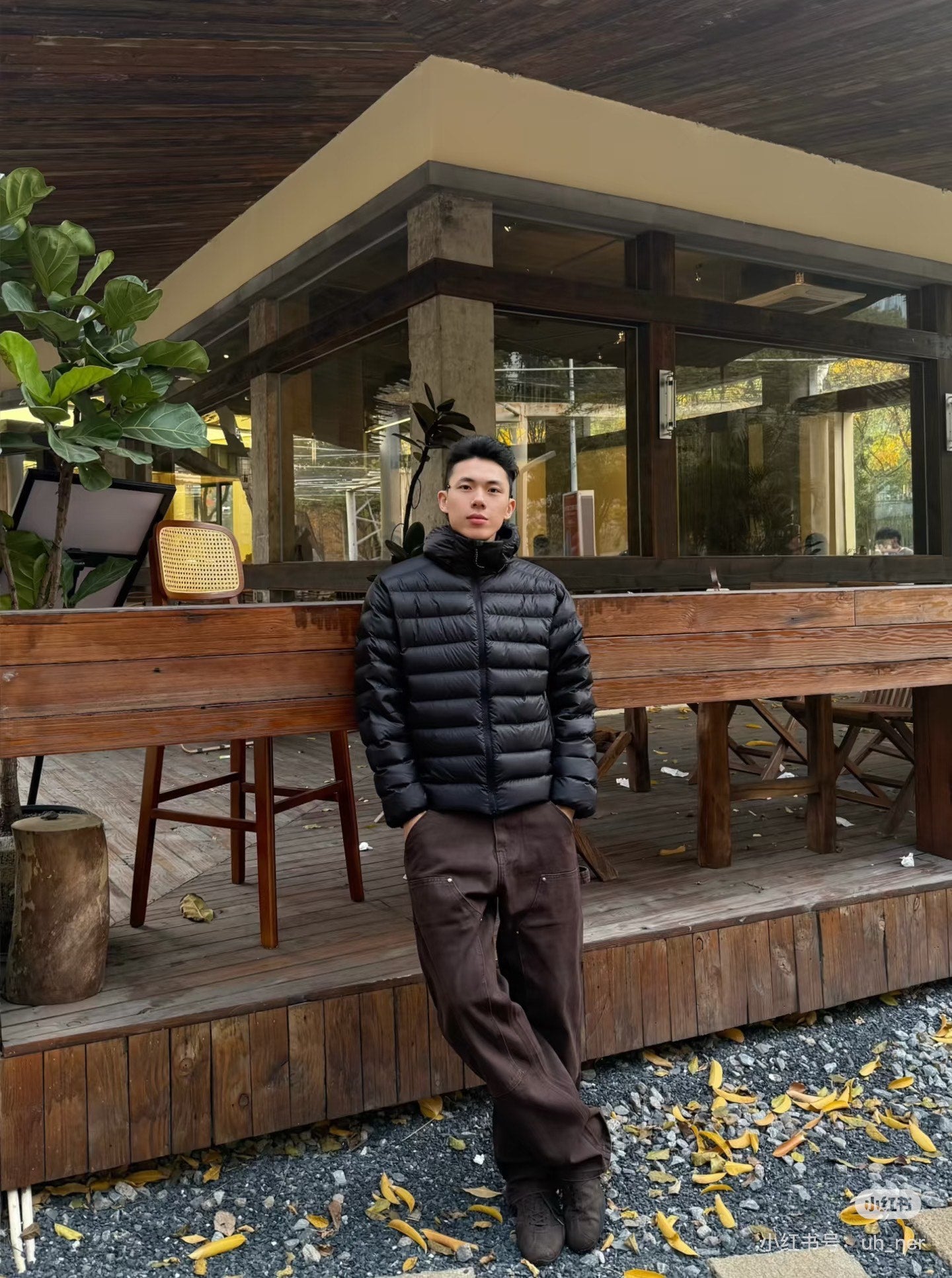 Stone warm down jacket