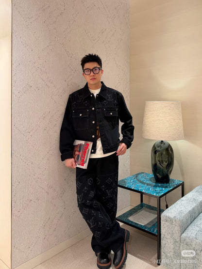 Louis hollow denim jacket