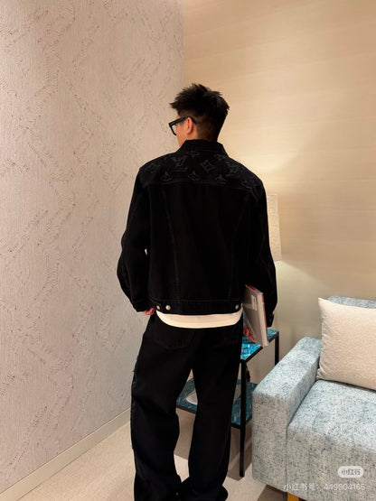Louis hollow denim jacket