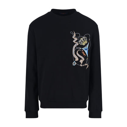 Louis embroidered sweatshirt