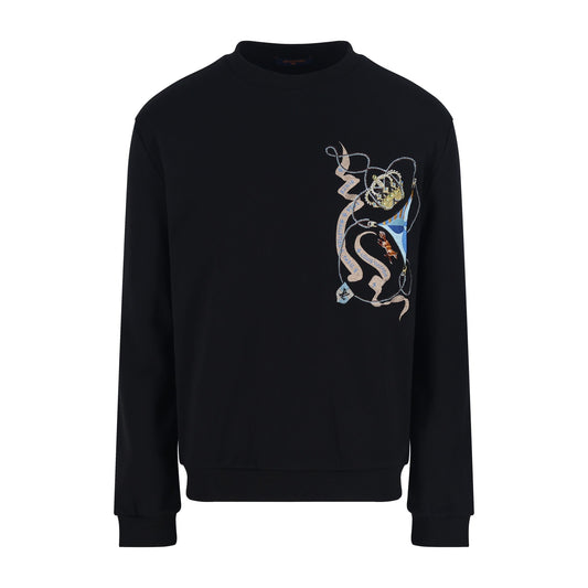 Louis embroidered sweatshirt