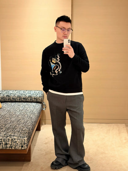 Louis embroidered sweatshirt