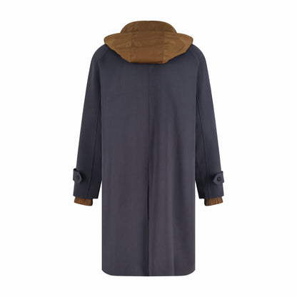Miu hooded trench coat