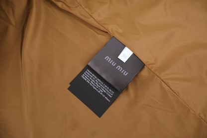 Miu hooded trench coat