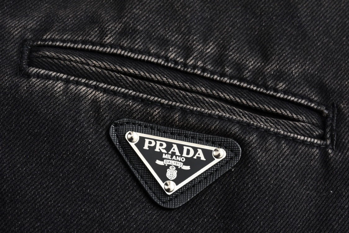 Pra washed denim jacket