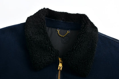 Louis padded denim jacket