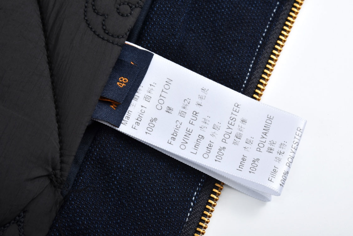 Louis padded denim jacket