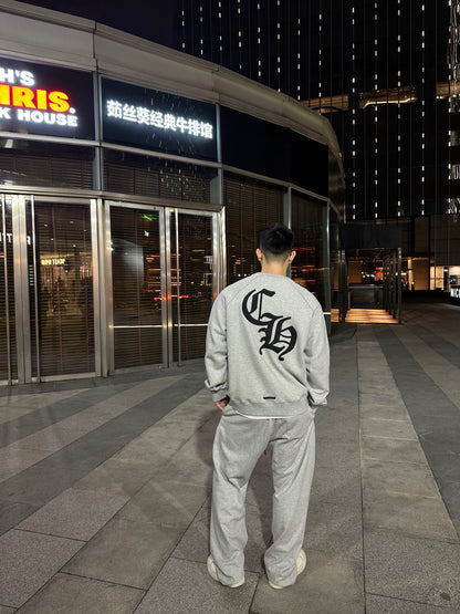 Chrome embroidered sweatshirt