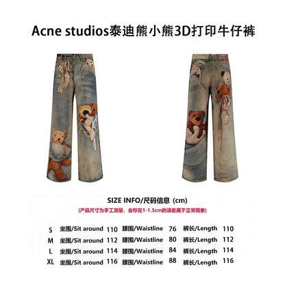 Acne printed jeans