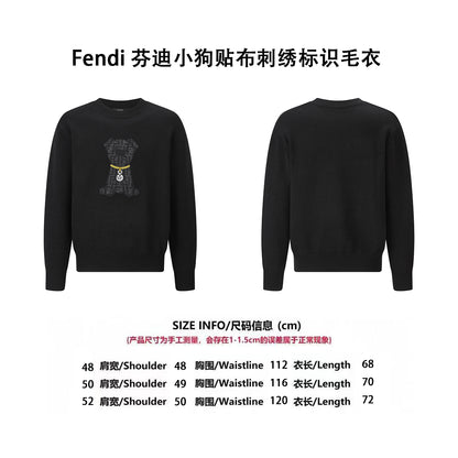 Fend embroidered sweatshirt