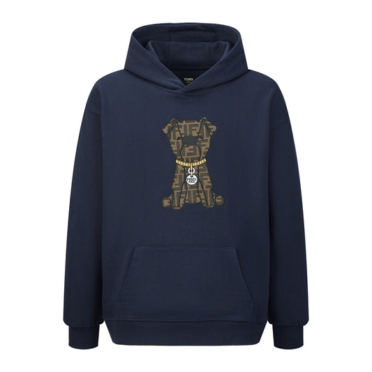 Fend embroidered hoodie