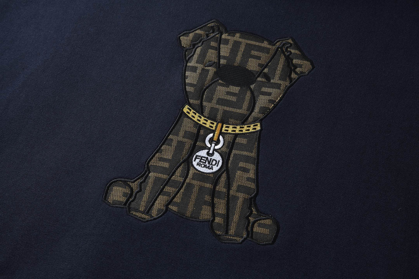 Fend embroidered hoodie