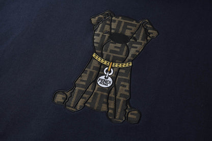 Fend embroidered hoodie