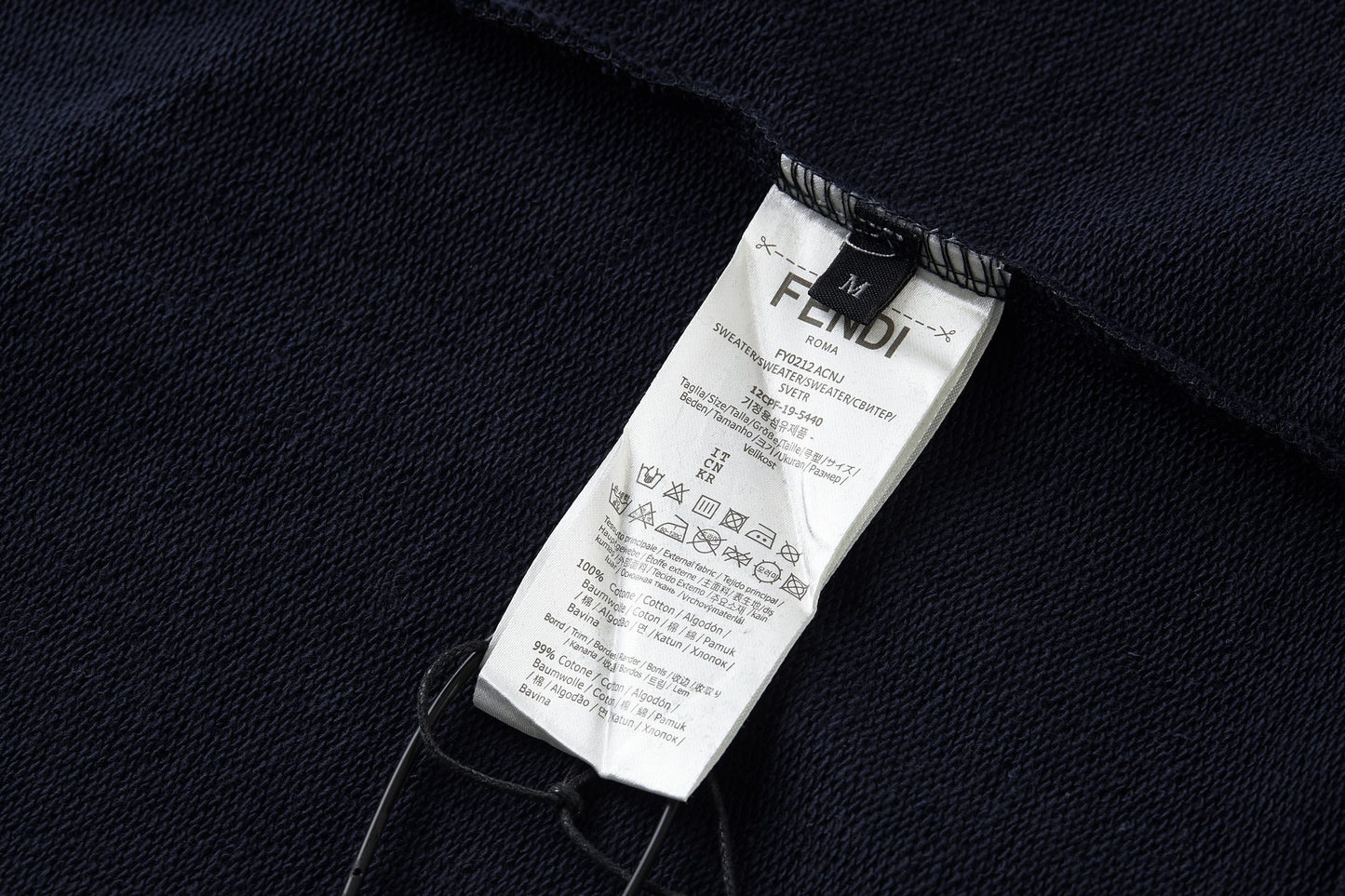 Fend embroidered hoodie