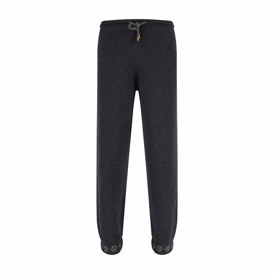 Louis jacquard knitted pants