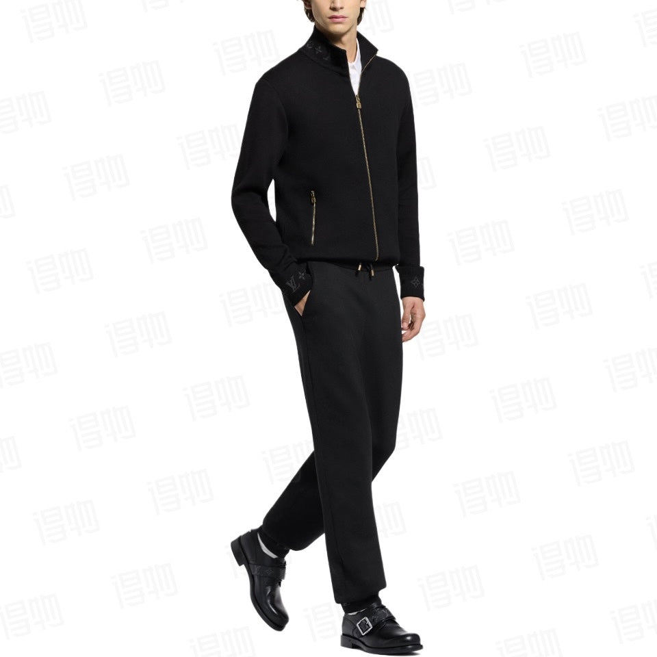 Louis jacquard knitted pants