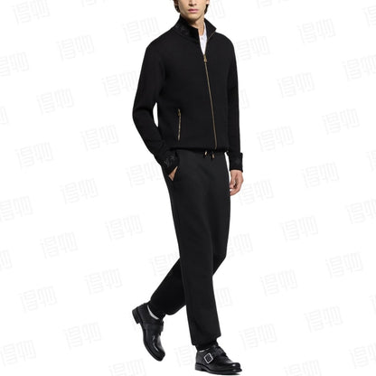 Louis jacquard knitted pants