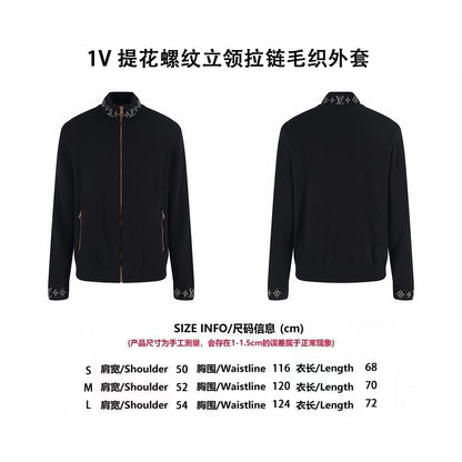 Louis mock neck jacket