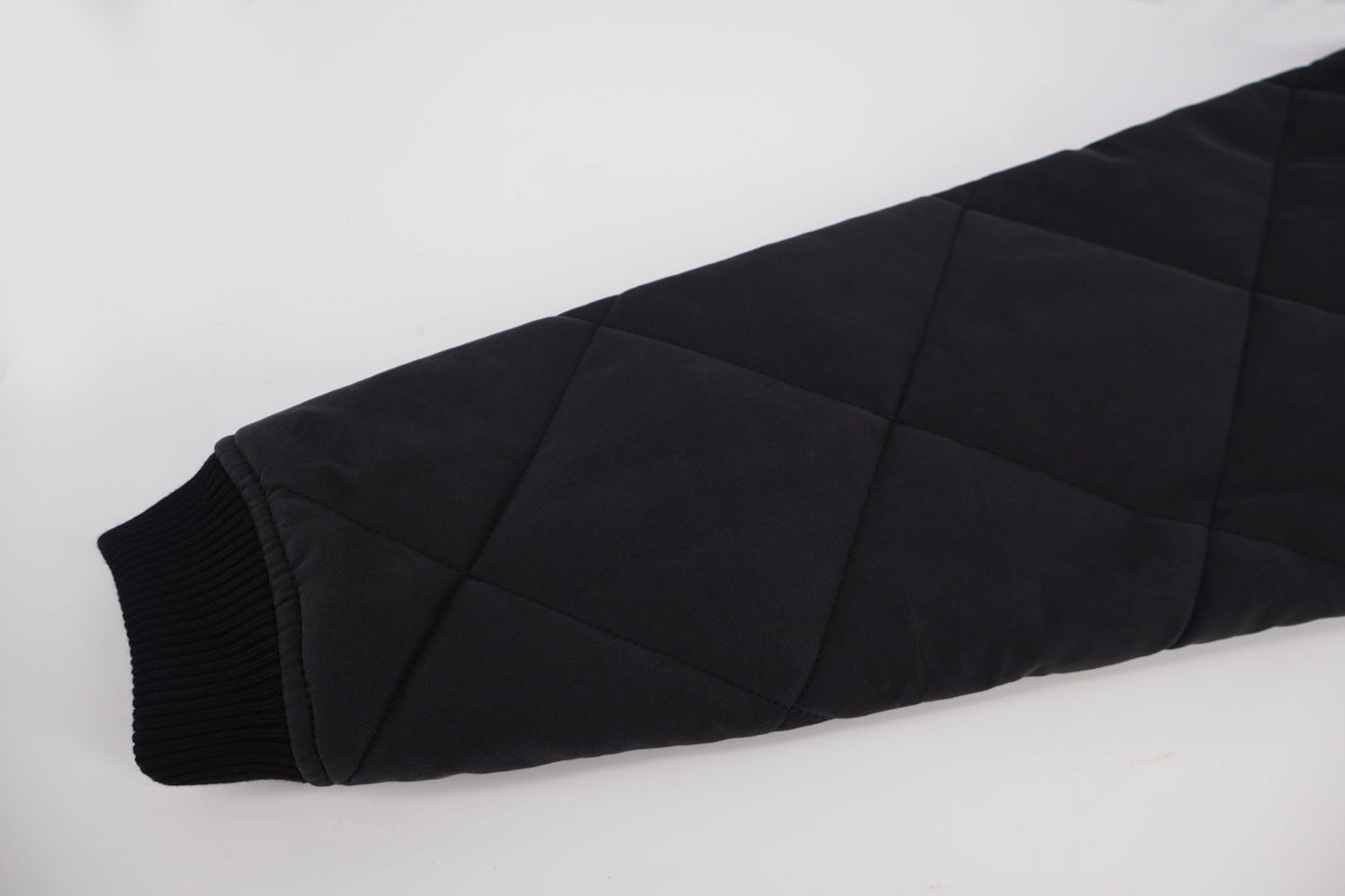 Chrome quilted padded jacket