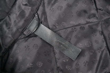 Chrome quilted padded jacket