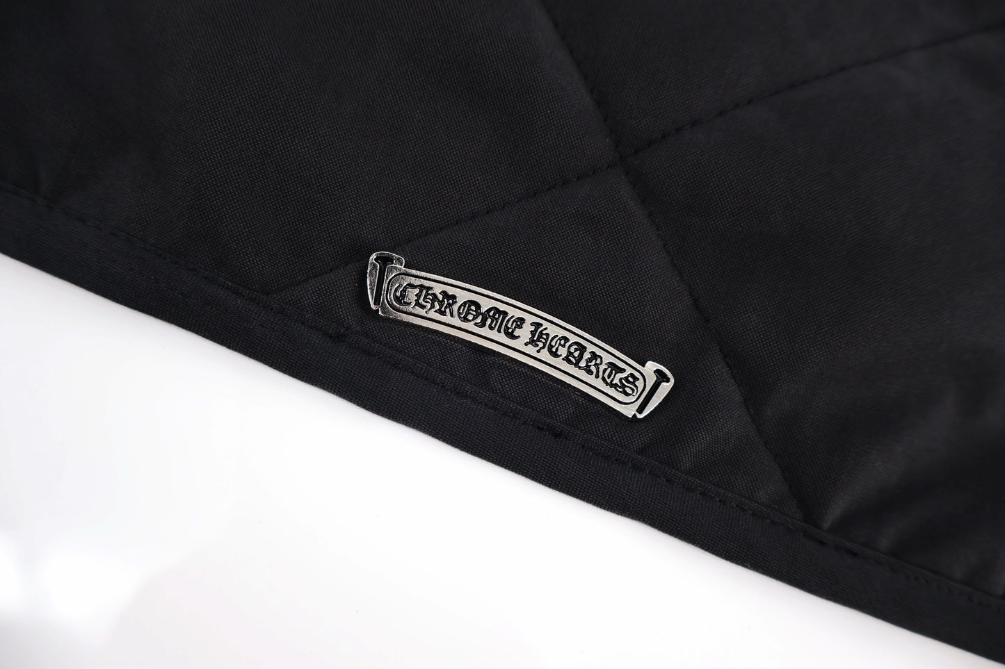 Chrome quilted padded jacket