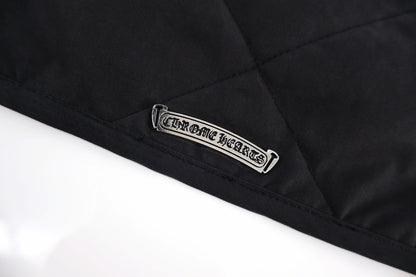 Chrome quilted padded jacket