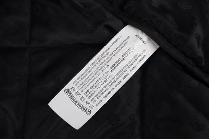 Chrome quilted padded jacket