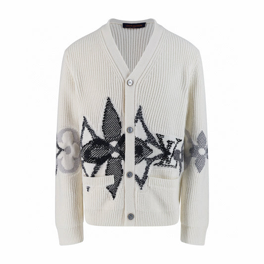 Louis jacquard cardigan