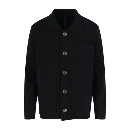 Chrome knitted cardigan